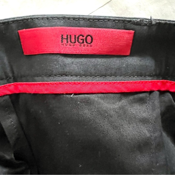 HUGO BOSS MEN'S SLIM-FIT TROUSERS in DARK BLUE COLOR - Picture 8 of 16